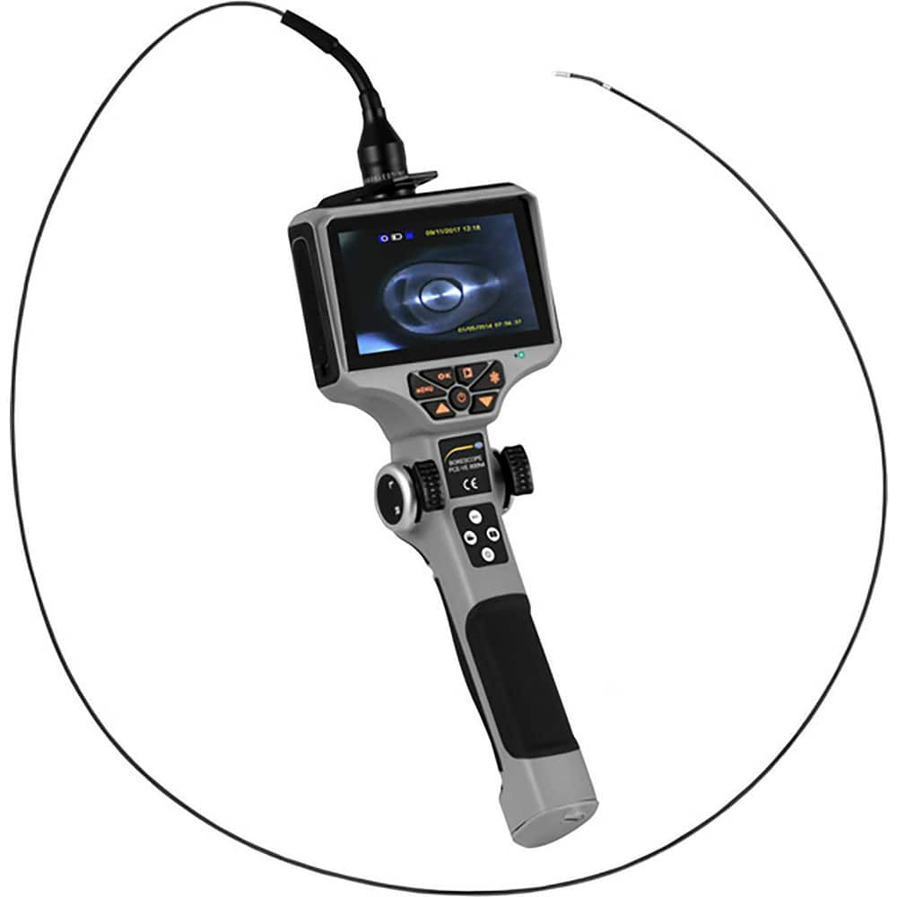 Compact Video Borescope, Data Logging Video Borescope & Video Inspection System: 2.8 mm Probe Dia, 640 x 480 pixels Resolution MPN:PCE-VE 800N4