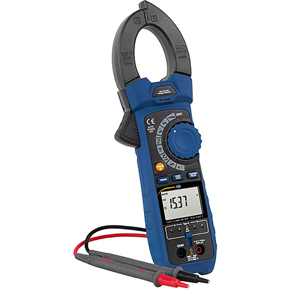 Compact Manual Ranging & Voltage Clamp Meter: CAT I CAT II & CAT III, 1.9