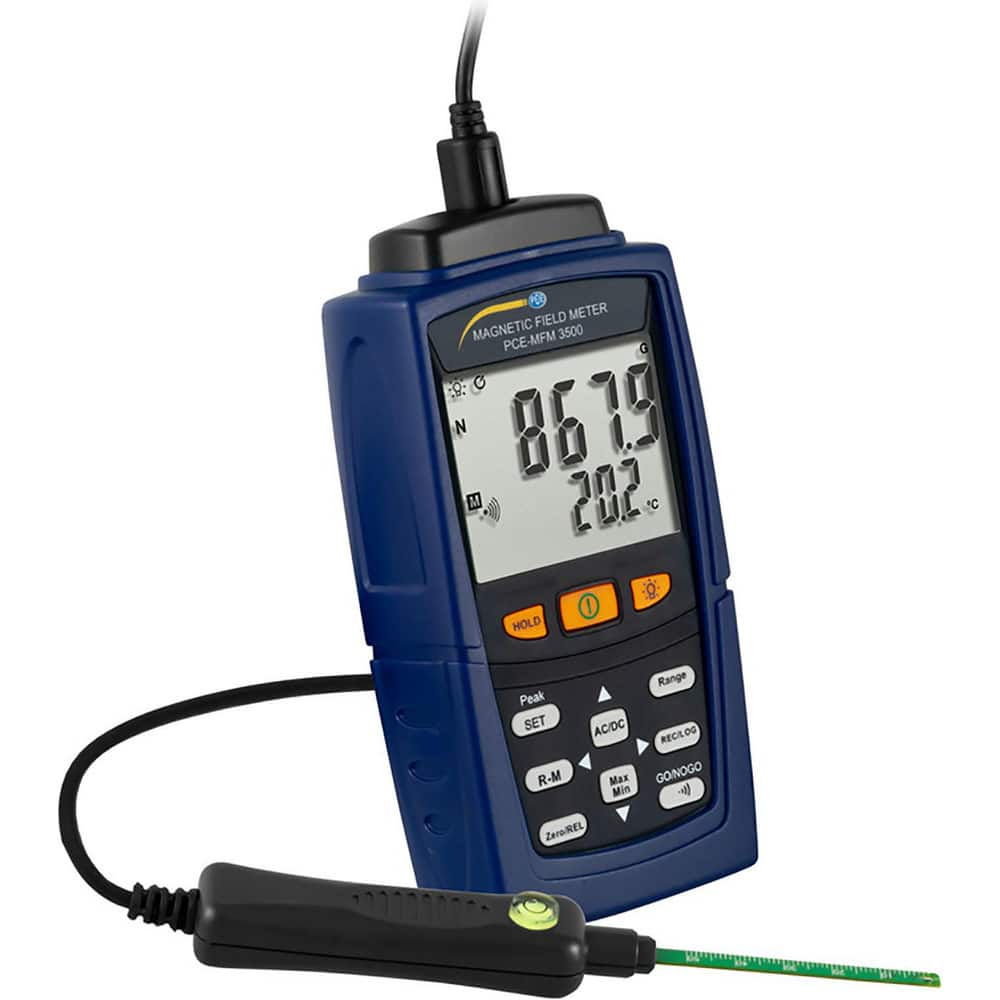 EMF Meters, Meter Type: EMF/ELF, RF/EMF , Display Type: Digit LCD , Monitors: Magnetic Fields , Minimum Frequency: 0Hz , Maximum Frequency: 500Hz  MPN:PCE-MFM 3500