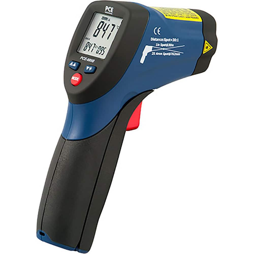 Infrared Thermometers, Display Type: 2.0 TFT LCD , Accuracy: 1 1% , Compatible Surface Type: Dark, Dull, Light, Shiny , Resolution: 0.10C / 0.180F  MPN:PCE-889B