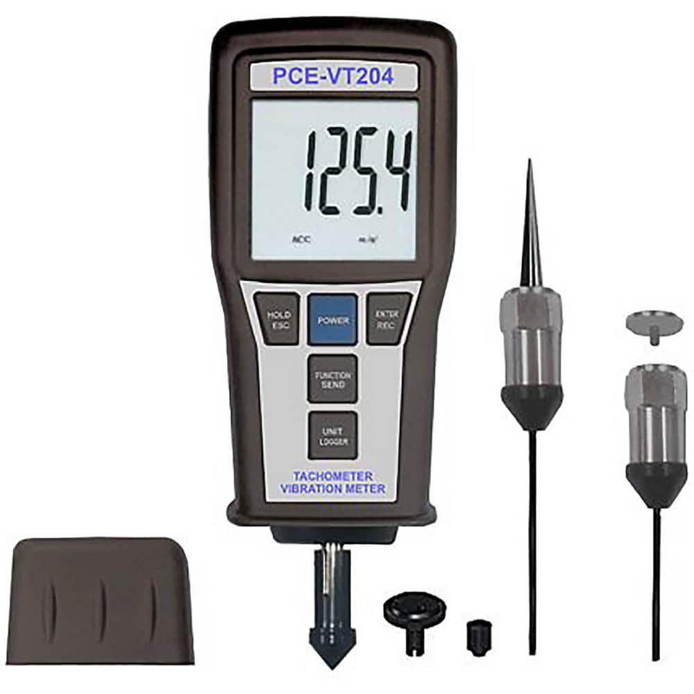 Vibration Meters, Meter Type: Vibration Meter, Vibration Meter Datalogger, Vibration Tester , Vibration Measurement Range: 1-10 , Display Type: LCD  MPN:PCE-VT 204