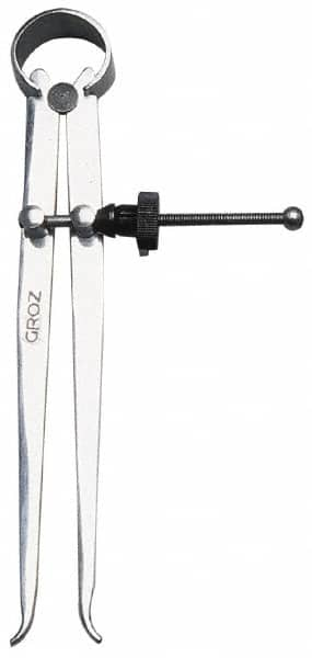 6 Inch Leg, Spring Joint, Steel, Polished, Inside Caliper MPN:8200-006