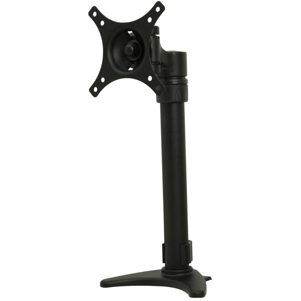 Peerless-AV LCT100S Desk Mount for Flat Panel Display - Black - Height Adjustable - 12in to 38in Screen Support - 20 lb Load Capacity - 75 x 75, 100 x 100 - VESA Mount Compatible - 1 - Aluminum MPN:LCT100S