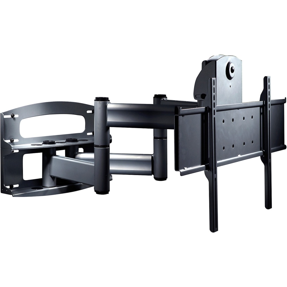 Peerless Full-Motion Plus Wall Mount With Vertical Adjustment PLAV70 - Mounting kit (wall plate, cord management covers, dual articulating arm) - for flat panel - steel - black - screen size: 42in - 95in MPN:PLAV70