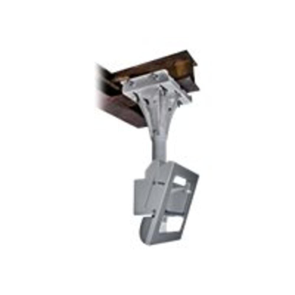 Peerless I-beam Mount FPECMI-01 - Mounting kit (ceiling plate, I-beam clamp, pole) - stainless steel - stone gray - screen size: 40in-55in - mounting interface: 406 x 406 mm MPN:FPECMI-01