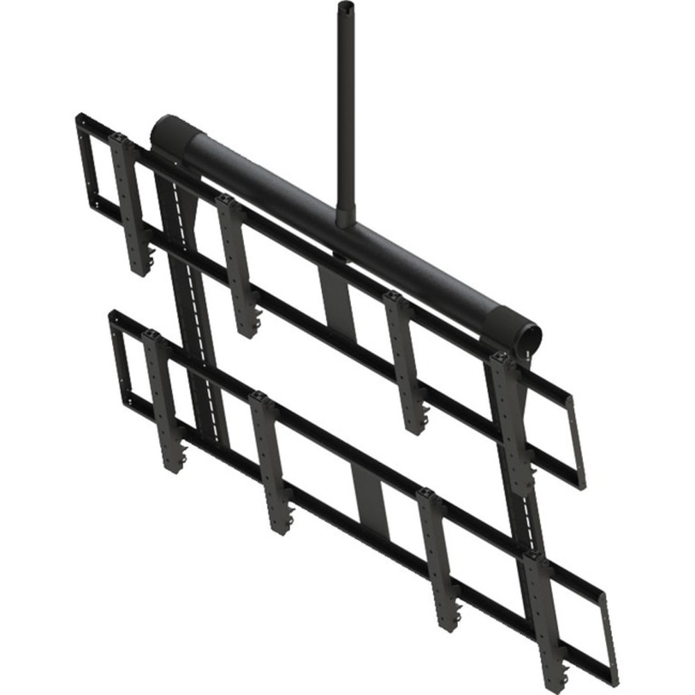 Peerless-AV DS-VWT955-2X2 Ceiling Mount for Flat Panel Display, Digital Signage Display - Black - Height Adjustable - 40in to 55in Screen Support - 401.24 lb Load Capacity - 200 x 200, 600 x 400 - VESA Mount Compatible - 1 MPN:DS-VWT955-2X2