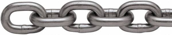 150 Ft. Long, 2600 Lbs. Load Capacity, Carbon Steel High Test Chain MPN:H0210-0405