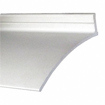 Door Drip Edge Clear Anodized 100 in L MPN:346 C X 100