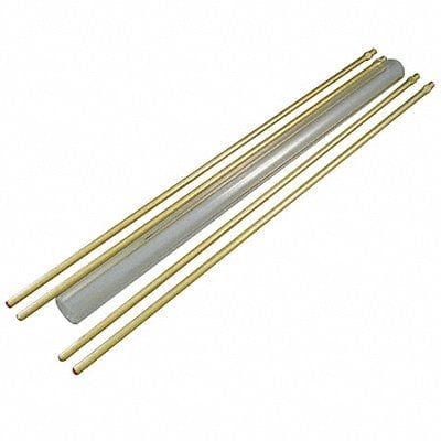 Glass Rod Kit Plain 5/8In Dia 11In L MPN:1LG-11