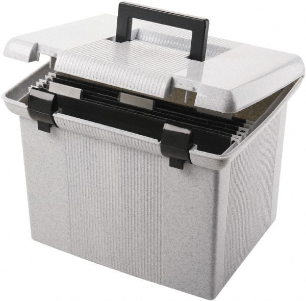 1 Compartment, 13 Inch Wide x 14 Inch Deep x 10 Inch High, Portable File Box MPN:PFX41747