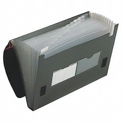 Expandable File Folder Blk Polypropylene MPN:PFX82011