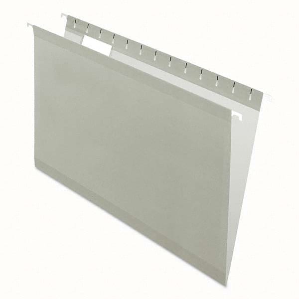 Hanging File Folder: Letter, Gray, 25/Pack MPN:PFX415315GRA