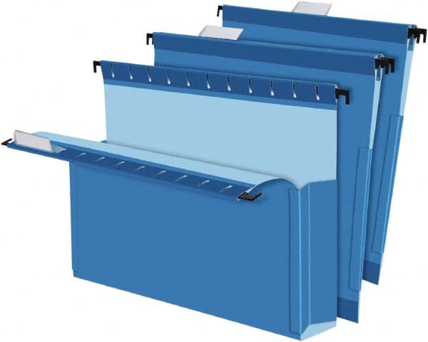 Hanging File Folder: Letter, Blue, 25/Pack MPN:PFX59202