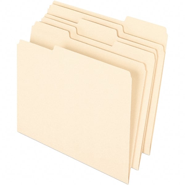 File Folders with Top Tab: Letter, Manila, 100/Pack MPN:PFX74520