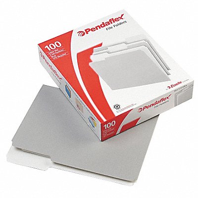 Letter File Folders Gray/Lt Gray PK100 MPN:PFX15213GRA