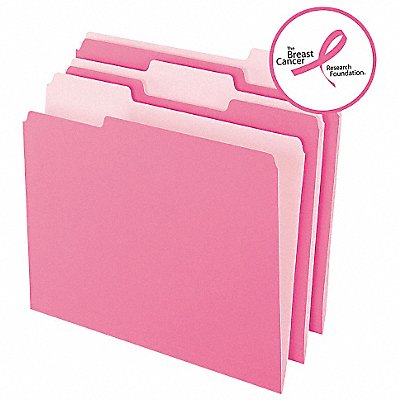 Letter File Folders Pink/Lt Pink PK100 MPN:PFX15213PIN