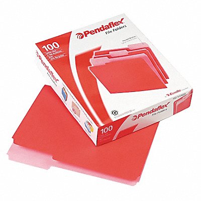 Letter File Folders Red/Light Red PK100 MPN:PFX15213RED