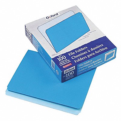 Letter File Folder Blue/Light Blue PK100 MPN:PFX152BLU