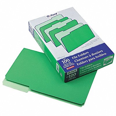 Legal File Folders Green PK100 MPN:PFX15313BGR