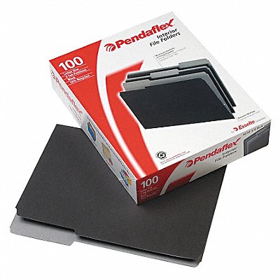 Letter File Folders Black PK100 MPN:PFX421013BLA