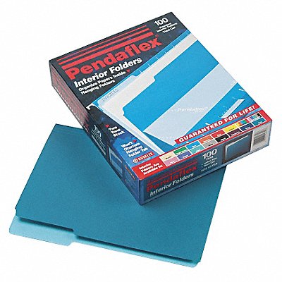 Letter File Folders Teal PK100 MPN:PFX421013TEA