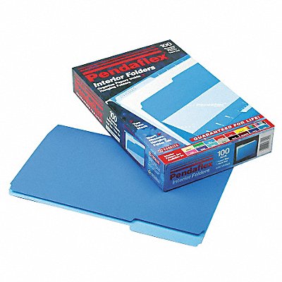 Legal File Folders Blue PK100 MPN:PFX435013BLU