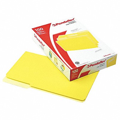 Legal File Folders Yellow PK100 MPN:PFX435013YEL