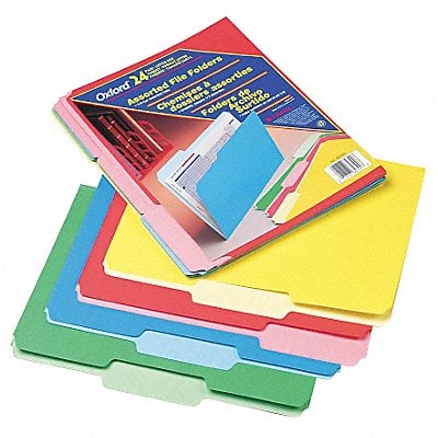 Letter File Folders Assorted PK24 MPN:PFX82300