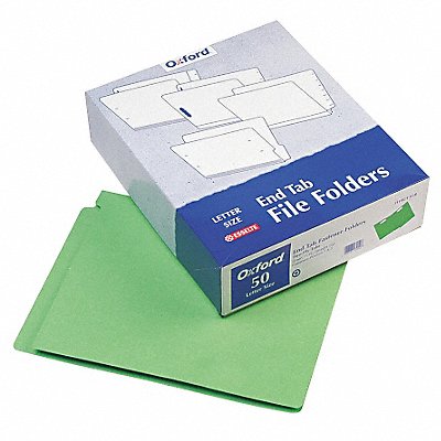 Letter File Folders Green PK50 MPN:PFXH10U13GR