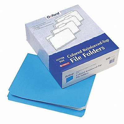 Letter File Folders Blue PK100 MPN:PFXR152BLU