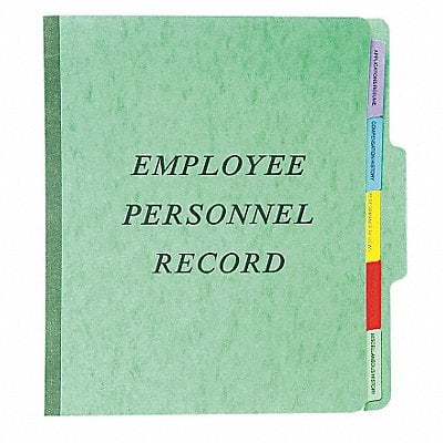 Employee/Personnel File Folder Green MPN:PFXSER1GR