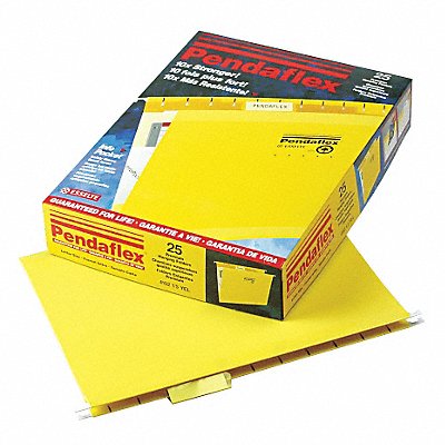 Hanging File Folders Yellow PK25 MPN:PFX415215YEL