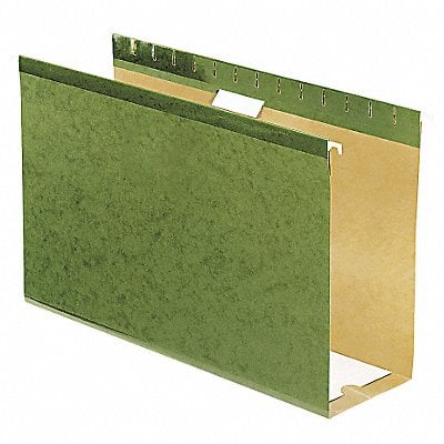 Box Hanging File Folder Std Green PK25 MPN:PFX4153X4