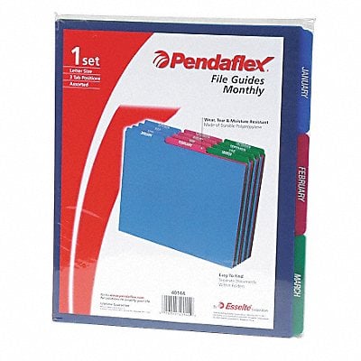 Binder Divider Preprintd Multicolor PK12 MPN:PFX40144