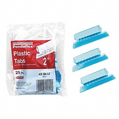 Hanging Folder Insert Plastic Blue PK25 MPN:PFX42BLU