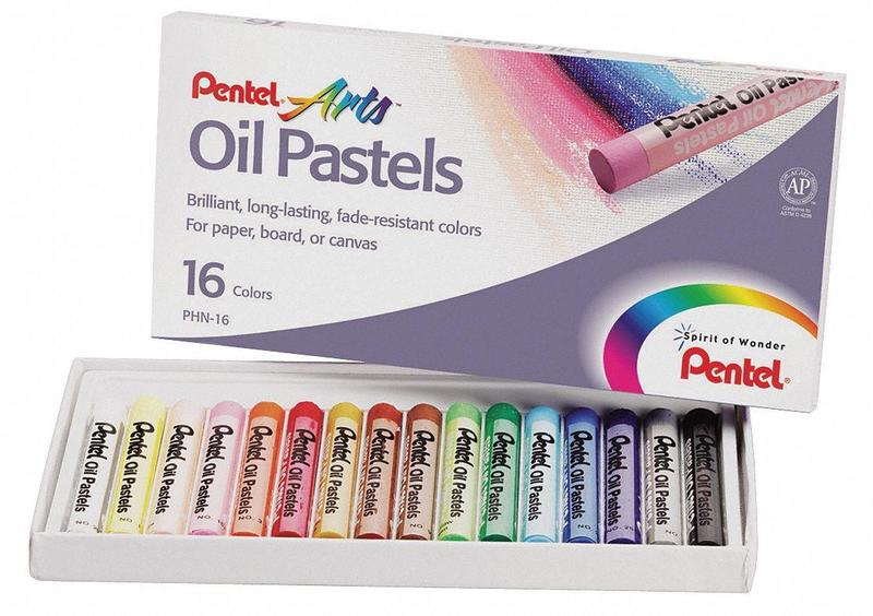 Oil Pastel Set w/Carrying Case PK16 MPN:PENPHN16