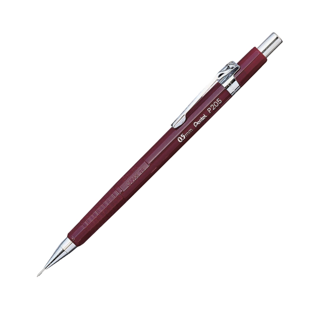 Pentel Automatic Sharp Mechanical Pencil, 0.5 mm, Red (Min Order Qty 9) MPN:P205B