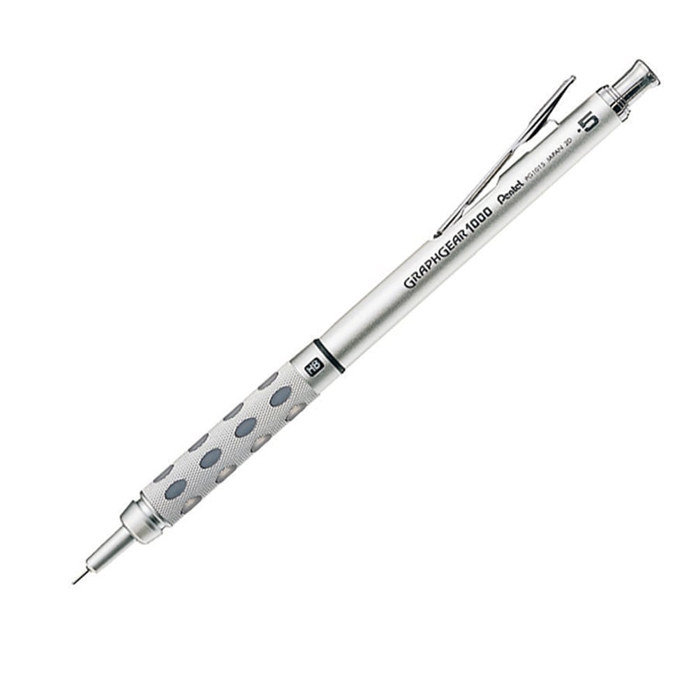 Pentel Graph Gear 1000 Automatic Drafting Pencil, 0.5 mm, Gray (Min Order Qty 5) MPN:PG1015A