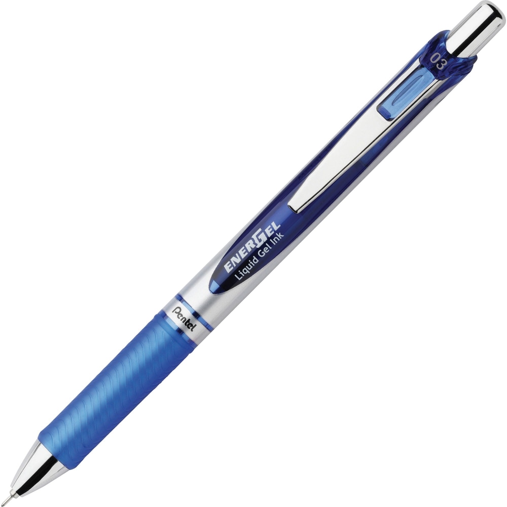 EnerGel Deluxe RTX Retractable Pen, 0.3 mm, Blue Ink (Min Order Qty 21) MPN:BLN73C