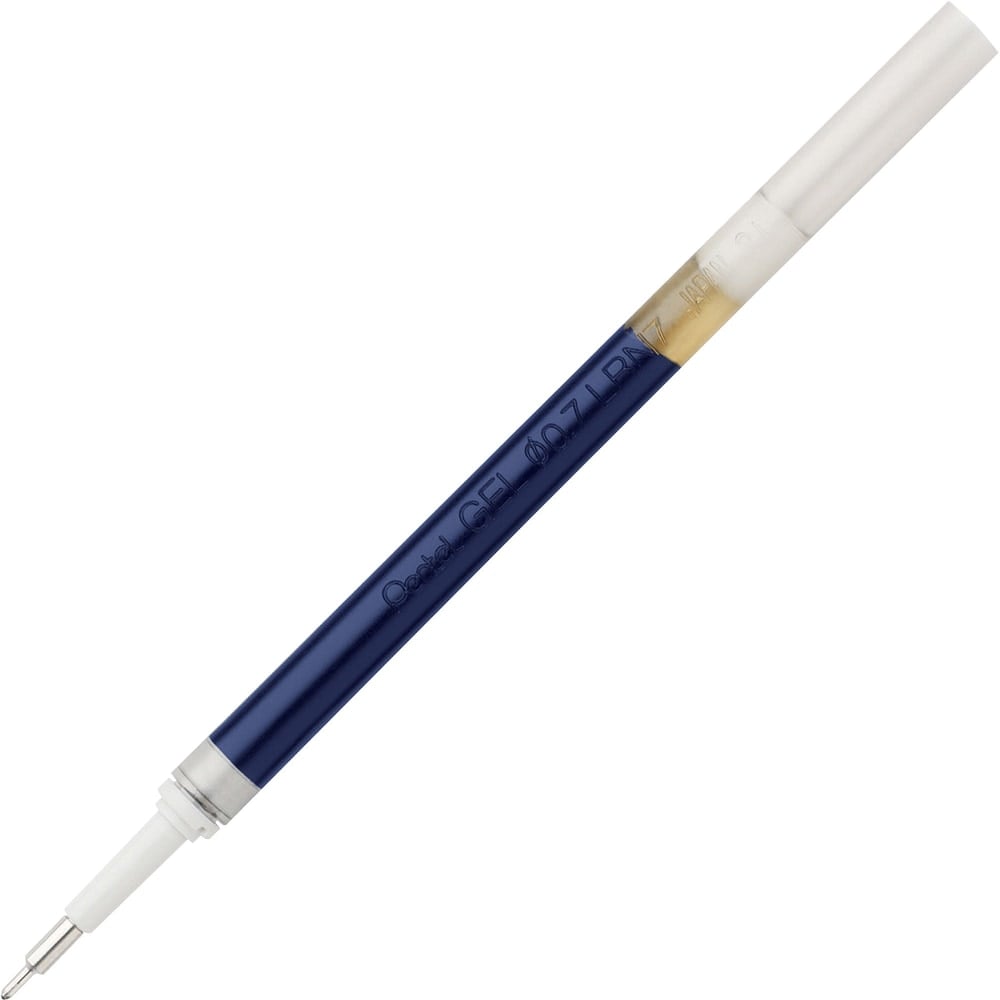 Pentel EnerGel Retractable Liquid Gel Pen Refills, Needle Point, 0.7 mm, Blue Ink (Min Order Qty 33) MPN:LRN7-C