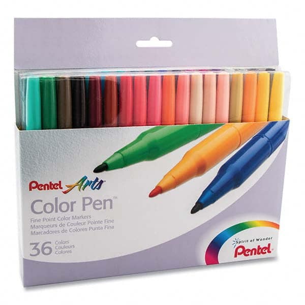 Color Pen Set: Fine Fiber Point MPN:PENS36036