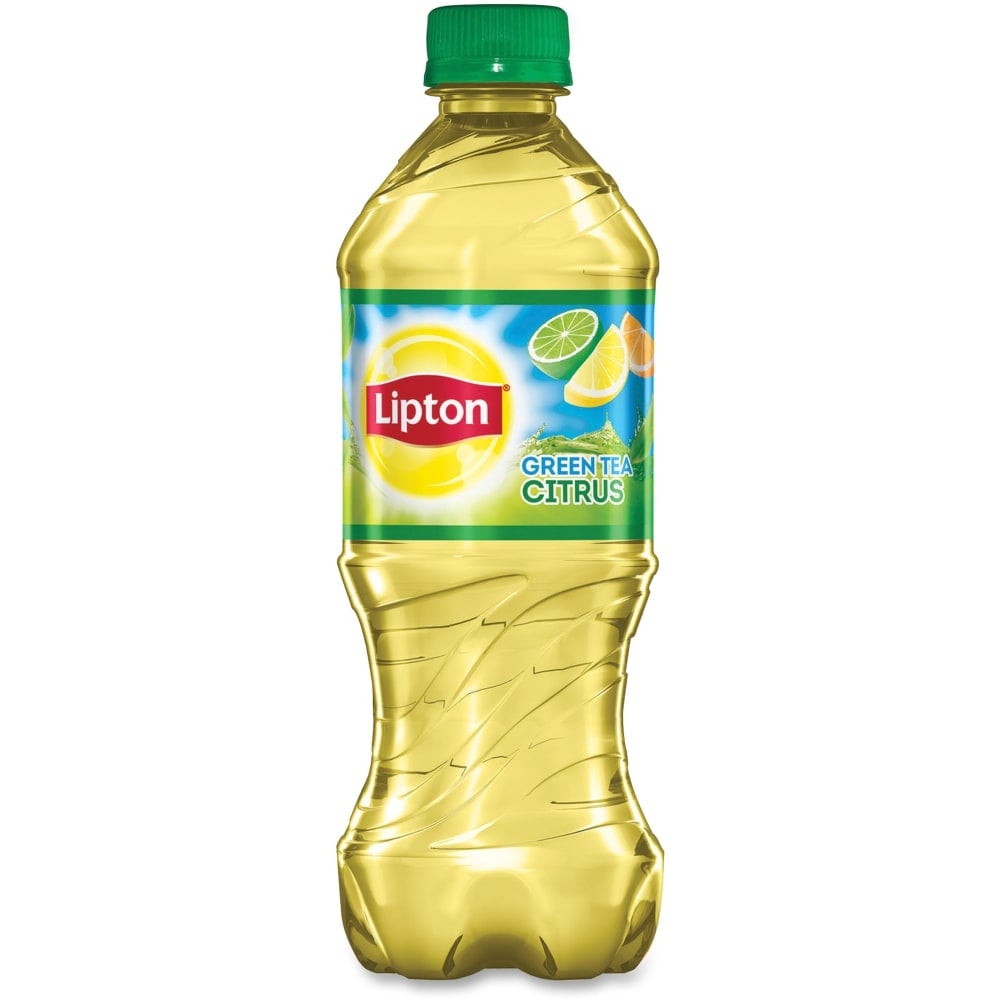 Lipton Citrus Green Tea, 20 Oz, Carton Of 24 (Min Order Qty 2) MPN:92375