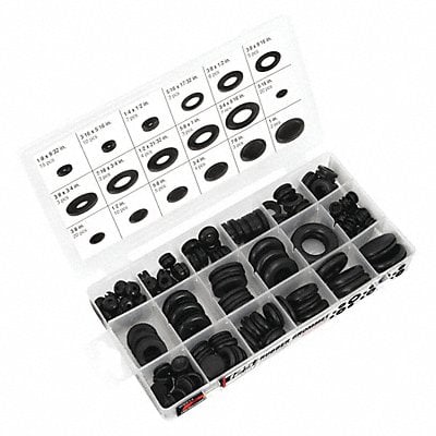 Rubber Grommet Hardware Kit 125 Pc MPN:W5214