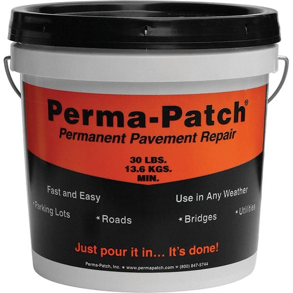 Drywall & Hard Surface Compounds, Product Type: Asphalt Patch , Color: Black , Container Size: 30 lb , Container Type: Pail , Composition: Asphaltic  MPN:PP-30-CP