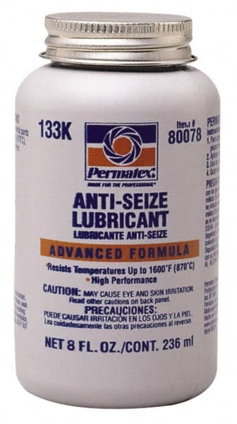 High Temperature Anti-Seize Lubricant: 8 oz Bottle MPN:80078