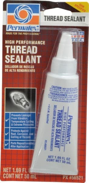 Threadlocker: White, Paste, 50 mL, Tube MPN:56521