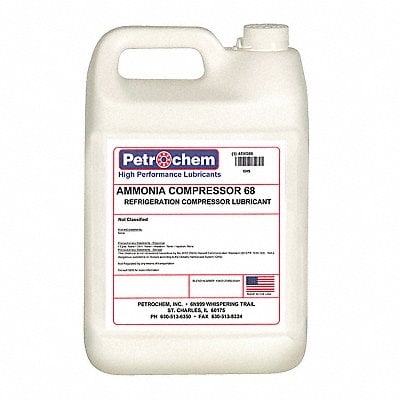 Compressor Oil 1 gal Jug 20 SAE Grade MPN:AMMONIA COMPRESSOR 68-001