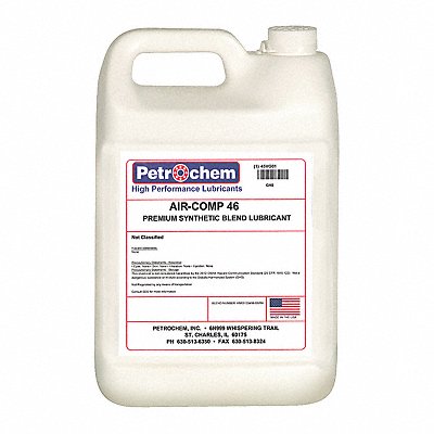 Compressor Oil 1 gal Jug 15 SAE Grade MPN:AIR-COMP 46-001