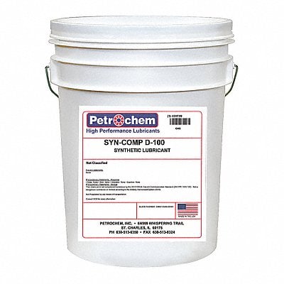 Compressor Oil 5 gal Pail 30 SAE Grade MPN:SYN-COMP D-100-005