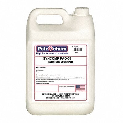 Compressor Oil 1 gal Jug 10 SAE Grade MPN:SYNCOMP PAO-32-001